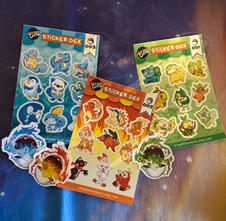 Pokemon Starters Sticker Set