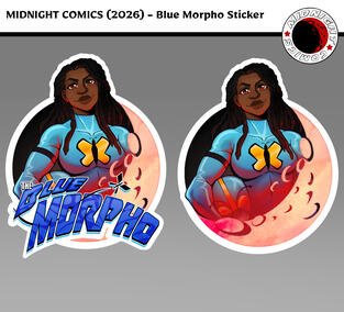 Blue Morpho Stickers